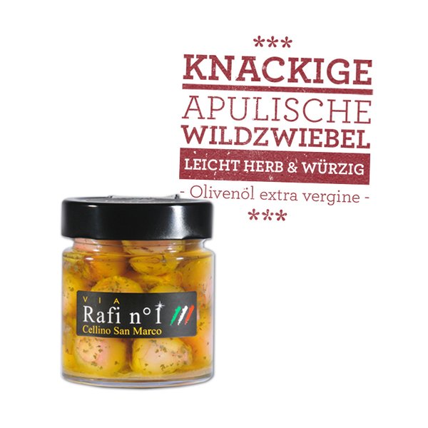 RAFI NO 1  - Wilde Zwiebeln (Lampagioni)